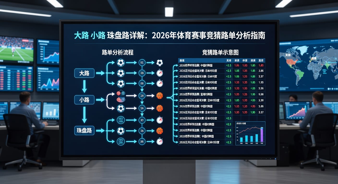 大路 小路 珠盘路｜2026年投注技巧与走势解读