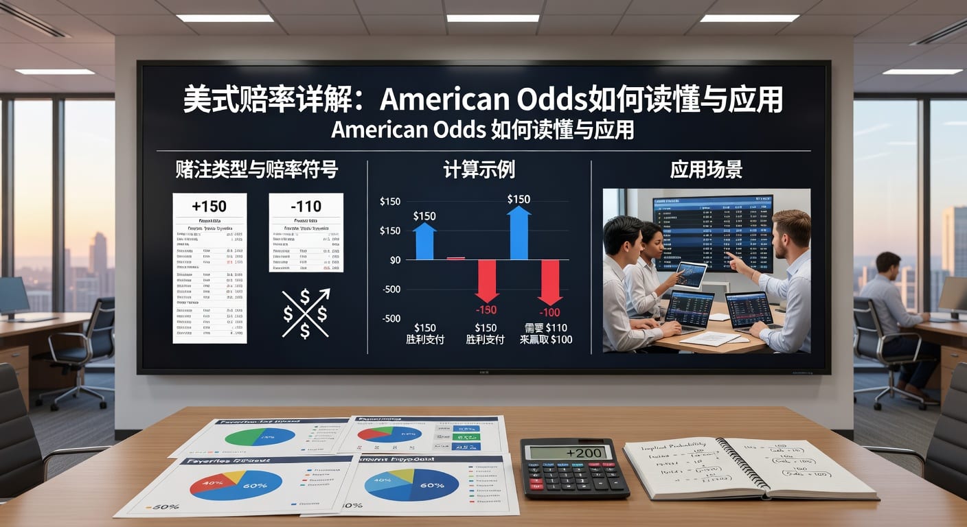 美式赔率 american odds：换算、计算与投注技巧